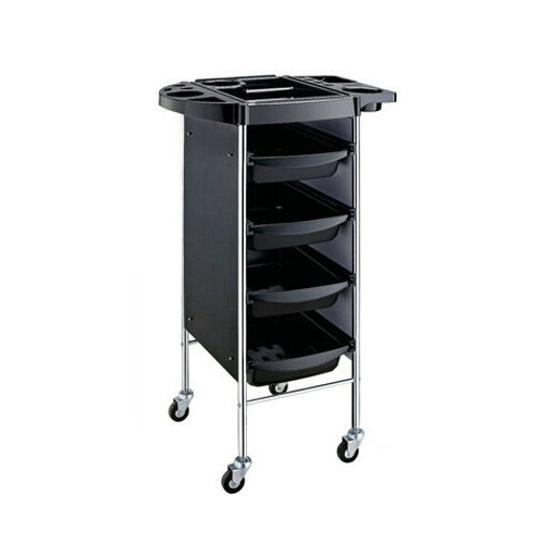 Salon Trolley 4 Tier Storage Rolling Carts