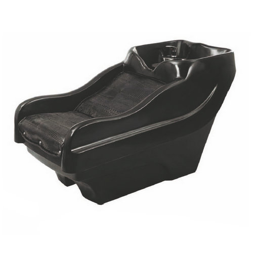 modern black shampoo units / salon hair backwash units / shampoo beds