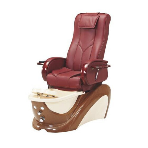 Fashion red pedicure chair / reclining massage foot salon furniture