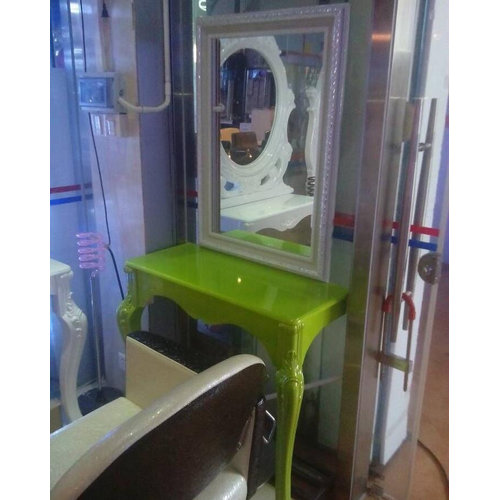 All Set Salon Furniture European Style Barber Mirror Station