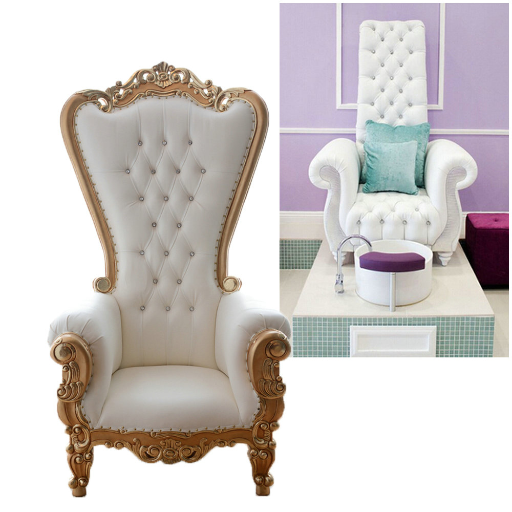 Queen Throne Chair King Pedicure Bowl Station Nail Equipments