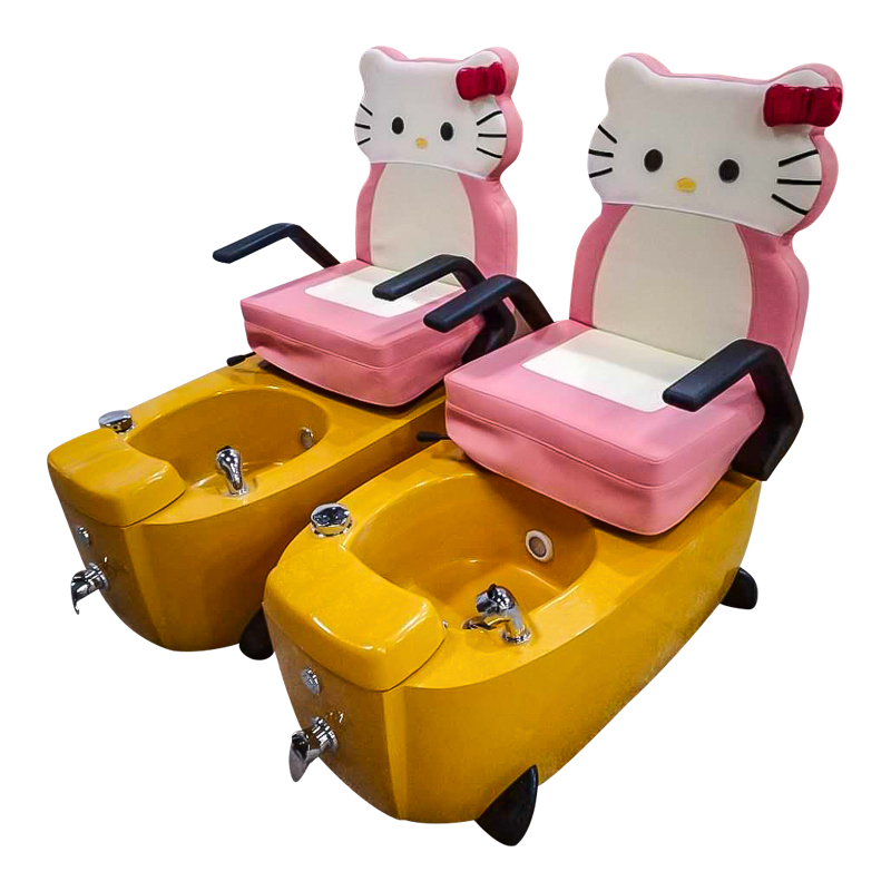 Cartoon salon spa kids foot massage station children nail pedicure chair