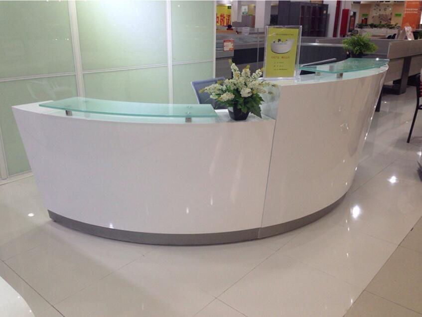 Alibaba hotel spa nail reception front desk beauty table TV checkout counter salon furniture