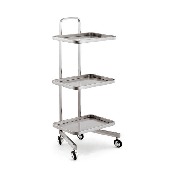 China Steel Beauty Manicure Nail Salon Facial Pedicure Tools Storage Cart Barber Hairdressing Trolley