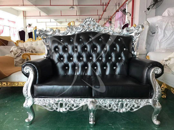 best quality barber shop leisure reception sofas, salon furniture used customer leisure sofa chair