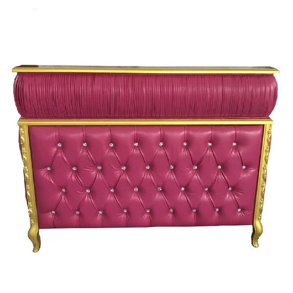 Modern nail polishes display rack beauty table station salon reception front desk checkout counter