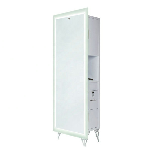 Classic French Style Customize High Gross Hairdressing Salon Styling Stations Mirror Station