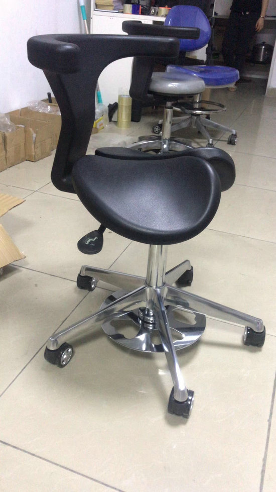 ESD polyurethane PU seating aluminum office laboratory chair workshop anti-static industrial stool wheels