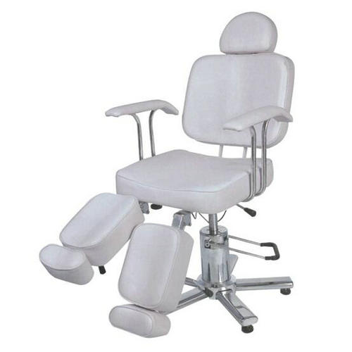 Cheap white leather portable massage table / hydraulic facial chairs bed