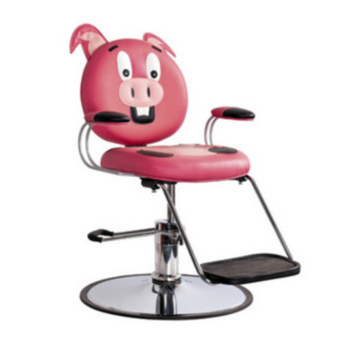 High quality salon furniture for sale cartoon pig salon chair kids chair with footrest