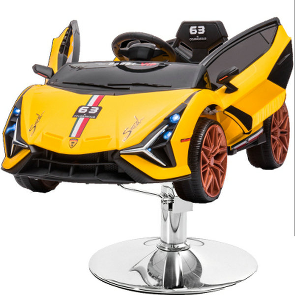 Baby Hairdressing Music Driving Toy Car Children Barber Hydraulic Kids Salon Haircut Chair Styling Station Furniture