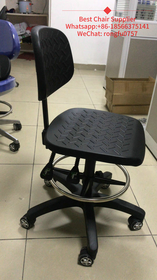 Plastic ESD industrial factory workshop staff chair anti-static swivel office computer laboratory stool