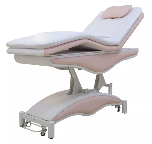 Luxury Salon Furniture Spa Electric Beauty Massage Table Treatment Bed Podiatry Cosmetic Facial Chair Folding Treatment Therapy Table Eyelash Extension Facial Bed 